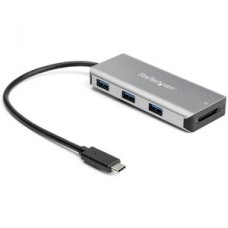 ADAPTADOR HUB USB-C DE 3 PUERT USB-A Y LECTOR DE SD - 10GBPS grande