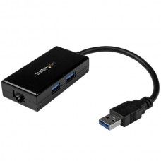 ADAPTADOR RED ETHERNET GIGABIT USB 3.0 CON HUB 2X USB grande