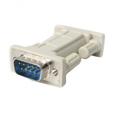 ADAPTADOR SERIAL DB9 RS232 DE MODEM NULO NULL MACHO A MACHO   . grande