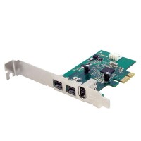 ADAPTADOR TARJETA PCI EXPRESS FIREWIRE 800/400 3 PUERTOS 1394A. ADAPTADOR TARJETA PCI EXPRESS FIREWIRE 800/400 3 PUERTOS 1394A.