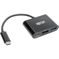 ADAPTADOR USB-C A HDMI CON HUB USB-A HUB Y CARGA PD THUNDERBOLT 3 grande