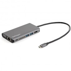 ADAPTADOR USB-C MULTIPUERTOS HDMI/VGA - 100W PD - LECTOR DE SD grande