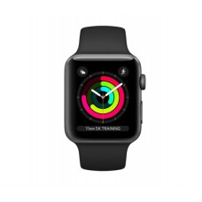 APPLE WATCH SERIES 3 GPS GRIS ESPACIAL 38 MM CORREA DEPORTI NEGRA grande