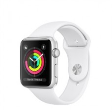 APPLE WATCH SERIES 3 GPS PLATA 38 MM CORREA DEPORTIVA BLANCA grande