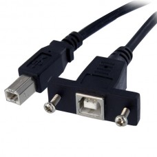 CABLE 0.3M EXTENSOR USB B MONTAJE EN PANEL HEMBRA A MACHO . grande