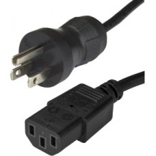 CABLE 0.9M DE ALIMENTACION PC NEMA 5-15P A C13 TIPO HOSPITAL grande