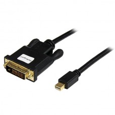 CABLE 1.8M ADAPTADOR PASIVO MINI DISPLAYPORT A DVI NEGRO    . grande