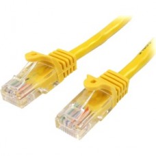 CABLE 1M AMARILLO RED 100MBPS CAT5E ETHERNET RJ45 SNAGLESS grande