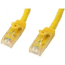 CABLE 1M AMARILLO RED GIGABIT CAT6 ETHERNET RJ45 SNAGLESS grande