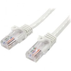 CABLE 1M BLANCO RED 100MBPS CAT5E ETHERNET RJ45 SNAGLESS grande