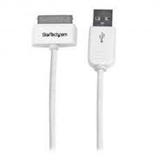 CABLE 1M CONECTOR DOCK 30 PIN IPAD IPHONE A USB BLANCO        . grande