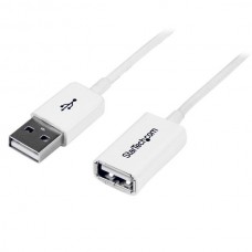 CABLE 1M EXTENSION ALARGADOR USB 2.0 MACHO A HEMBRA BLANCO   . grande