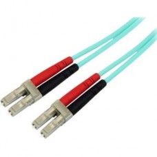 CABLE 1M FIBRA DUPLEX MULTI LC OM4 100GB 50/125 LSZH AGUAMARINA grande