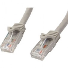 CABLE 1M GRIS DE RED GIGABIT CAT6 ETHERNET RJ45 SNAGLESS grande