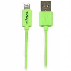 CABLE 1M LIGHTNING APPLE A USB VERDE PARA IPHONE grande