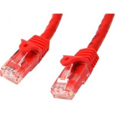 CABLE 1M ROJO DE RED GIGABIT CAT6 ETHERNET RJ45 SNAGLESS grande