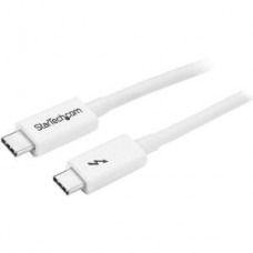 CABLE 1M THUNDERBOLT 3 USB-C BL ANCO COMPATIBLE DISPLAYPORT grande