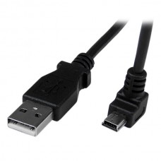 CABLE 2M MINI USB B A USB A ACODADO HACIA ABAJO ADAPTADOR grande