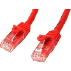 CABLE 2M ROJO DE RED GIGABIT CAT6 ETHERNET RJ45 SNAGLESS grande