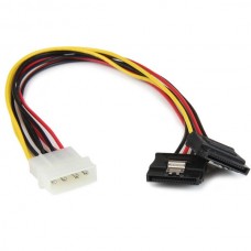 CABLE 30CM ADAPTADOR CORRIENTE LP4 MOLEX A DOBLE SATA CON SEGUR. grande