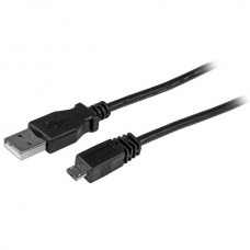 CABLE 30CM MICRO USB B A USB A MACHO A MACHO ADAPTADOR NEGRO   . grande