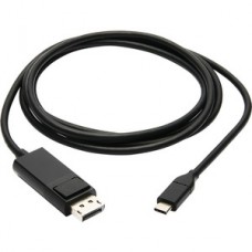 CABLE ADAPT USB-C DISPLAYPORT CONECTOR SEGURIDAD 4K NEGRO 1.83M grande