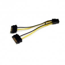 CABLE ADAPTADOR 15CM DE PODER SATA A CONECTOR 6 PINES CORRIENT. grande