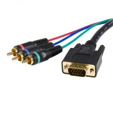 CABLE ADAPTADOR 91CM VGA HD15 A VIDEO POR COMPONENTES. grande