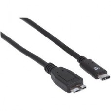 CABLE ADAPTADOR CONVERTIDOR USB-C 3.1 A MICRO B MACHO 1.0M M-M grande