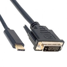 CABLE ADAPTADOR CONVERTIDOR USB-C A DVI-D 2.0M 1080P M-M grande