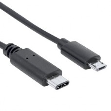 CABLE ADAPTADOR CONVERTIDOR USB-C A USB MICRO B 2.0M M-M grande