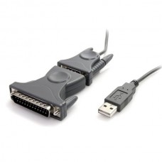 CABLE ADAPTADOR DE 0.9M USB A SERIAL SERIE DB9 DB25 RS232 grande