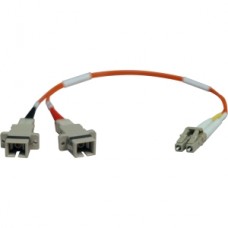 CABLE ADAPTADOR DE FIBRA DUPLX MULTIMODO 62.5/125 LC-SC 30.5CM . grande