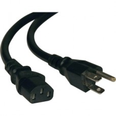 CABLE ALIMENTACION COMPUTADORA PC 10A 18AWG NEMA 5-15P/C13  0.9.M grande