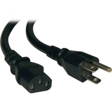 CABLE ALIMENTACION COMPUTADORA PC 10A 18AWG NEMA 5-15P/C13  30C. grande