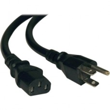 CABLE ALIMENTACION COMPUTADORA PC 10A 18AWG NEMA 5-15P/C13  4.5.M grande