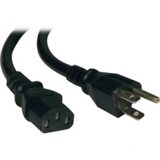 CABLE ALIMENTACION COMPUTADORA PC 10A 18AWG NEMA 5-15P/C13  6.0.M grande