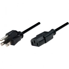 CABLE ALIMENTACION CORRIENTE 1.8M C13 MONITOR PROYECTOR CPU grande