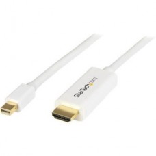 CABLE CONVERTIDOR ULTRAHD 4K MINI DISPLAYPORT A HDMI 1M BLANCO grande