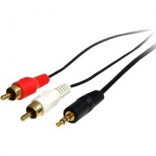 CABLE DE 1.8M DE AUDIO ESTEREO 3.5MM MACHO A 2X RCA MACHO grande