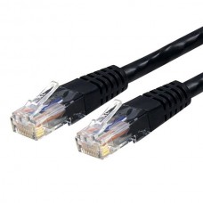 CABLE DE 1.8M DE RED ETHERNET CAT6 UTP RJ45 MOLDEADO NEGRO    . grande