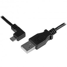 CABLE DE 1 M MICRO USB CONECTOR ACODADO A LA IZQUIERDA grande