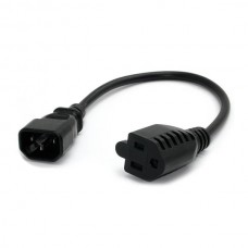 CABLE DE 30CM DE ALIMENTACION C14 A NEMA 5-15R PARA COMPUTADOR. grande