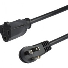 CABLE DE EXTENSION NEMA 5-15R A NEMA 5-15P ACODADO 90CM grande