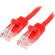 CABLE DE RED DE 10M ROJO CAT5E E ETHERNET SIN ENGANCHE grande