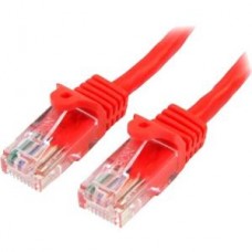 CABLE DE RED DE 5M ROJO CAT5E ETHERNET SIN ENGANCHE grande