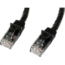 CABLE DE RED ETHERNET 2M CAT6 RJ45 SNAGLESS GIGABIT NEGRO grande