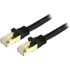 CABLE DE RED ETHERNET CAT6A BL LINDADO DE 1.2M NEGRO grande