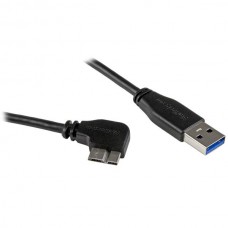 CABLE DELGADO 0.5M MICRO USB 3.0 ACODADO A LA DERECHA A USB A. grande