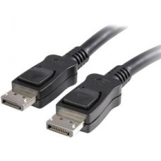 CABLE DISPLAYPORT DE 15M CON TRABAS MACHO A MACHO DP grande